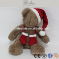 OEM couple teddy bear christmas gifts plush stuffed dressed bear